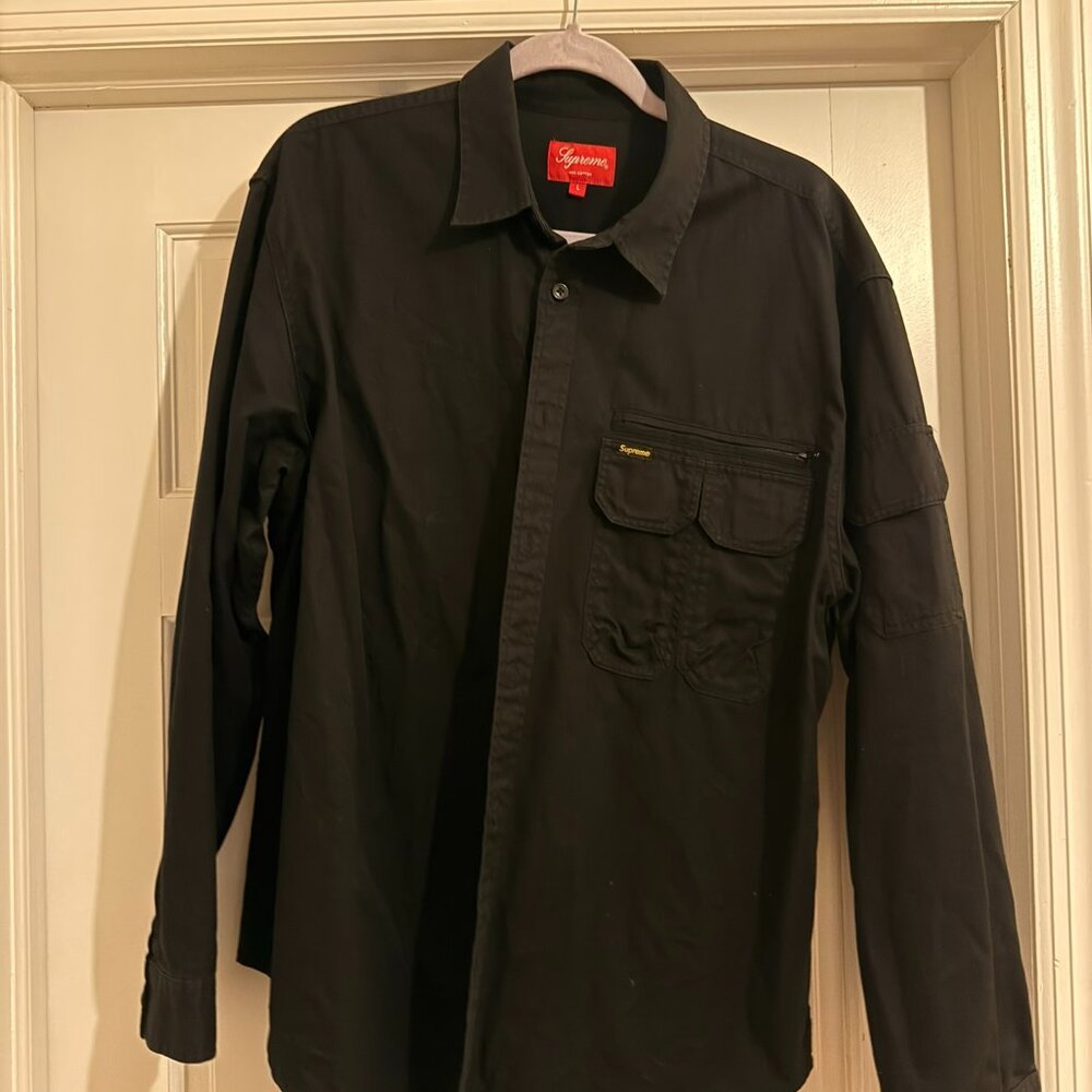 Mens Supreme Twill Multi Pocket Shirt